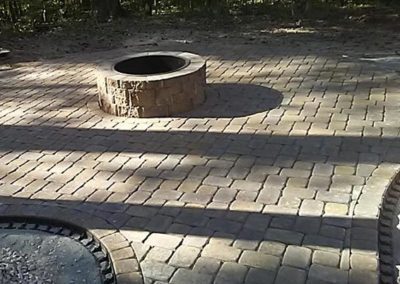 Lee's Nursery and Landscaping | Rock Hill, SC | Concrete Tiles and Fire Pit