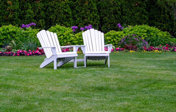 Lee's Nursery and Landscaping | Rock Hill, SC | adirondack chairs on green lawn